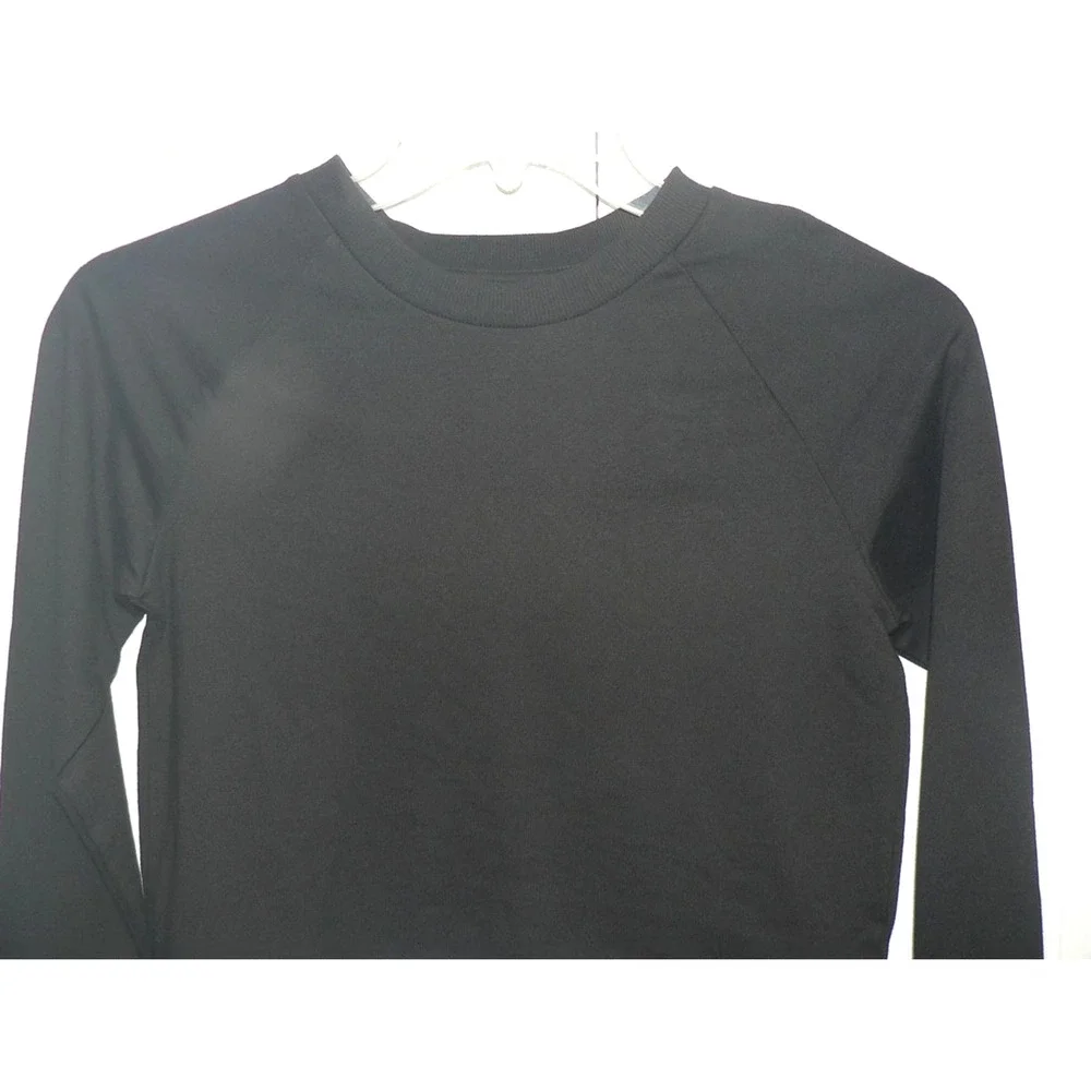 Habitual Kid Girls Luella Long Sleeve Pullover Sweatshirt In Black Size‎ 12 $58
